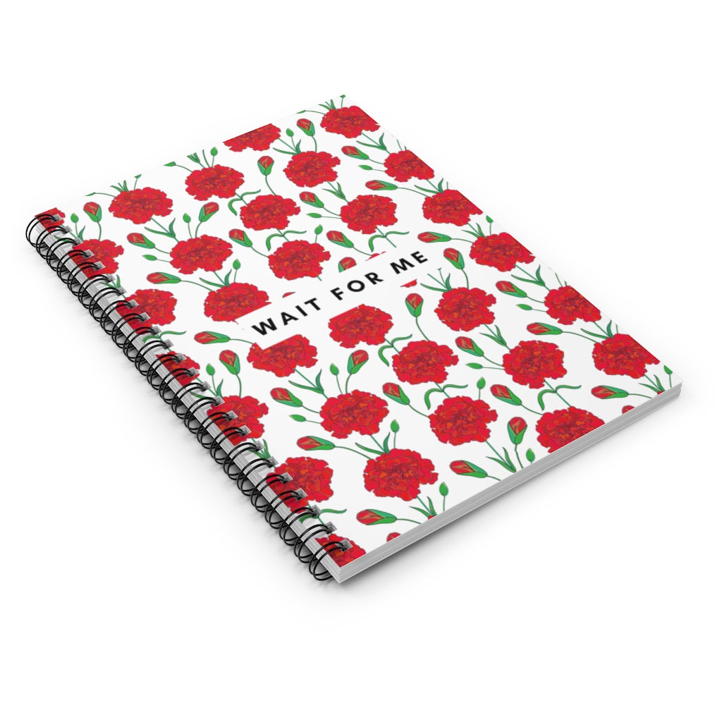 Hadestown Wait For Me Broadway Musical Inspired Spiral Notebook - Ruled Line