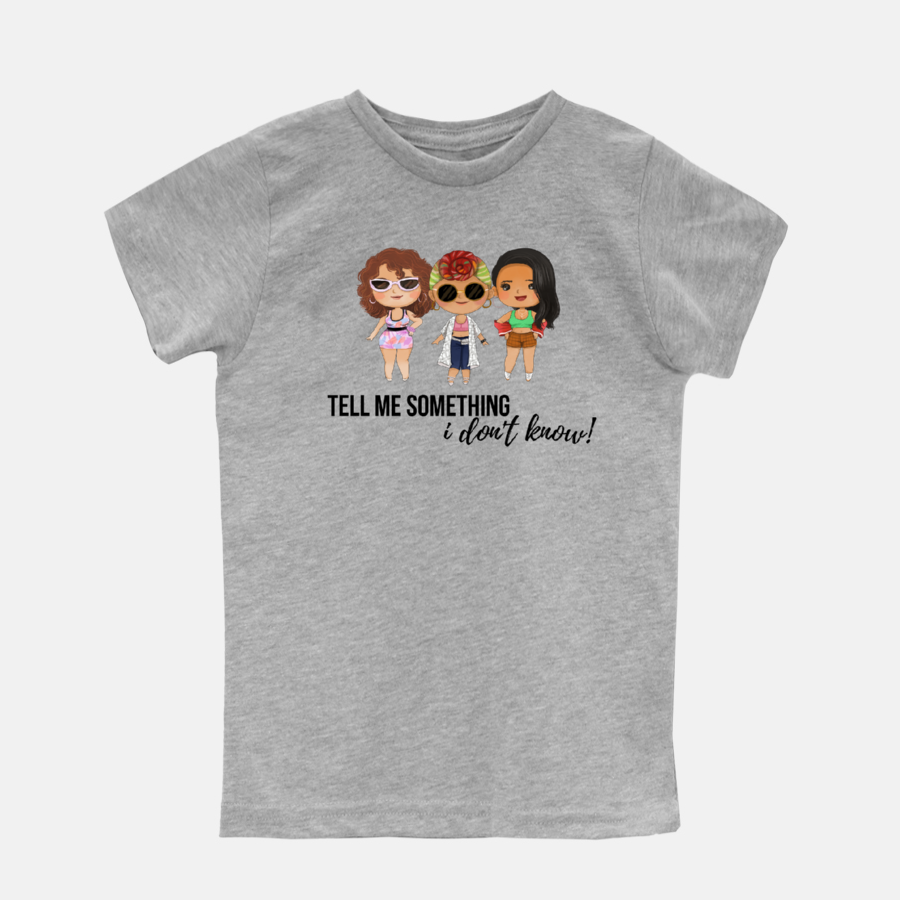 Kids T-Shirt Tell Me Something I Don't Know In the Heights Broadway Lyrics Inspired