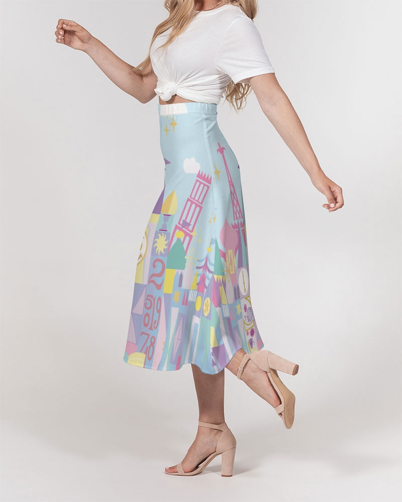 Little World, Big Park Women's A-Line Midi Skirt