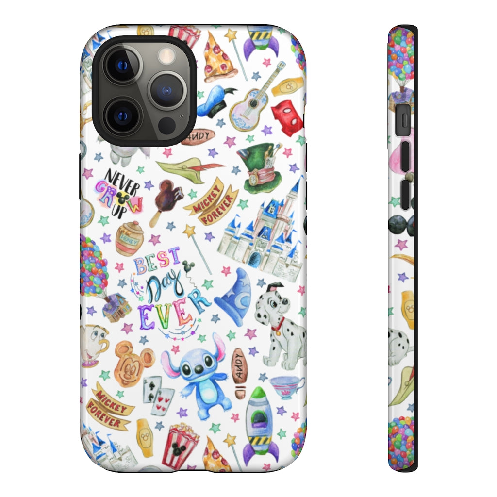 Magic Kingdom Tough Cases - iPhone 12, 11, XS, Xr, Samsung Galaxy - Wdw Theme Park Hopping
