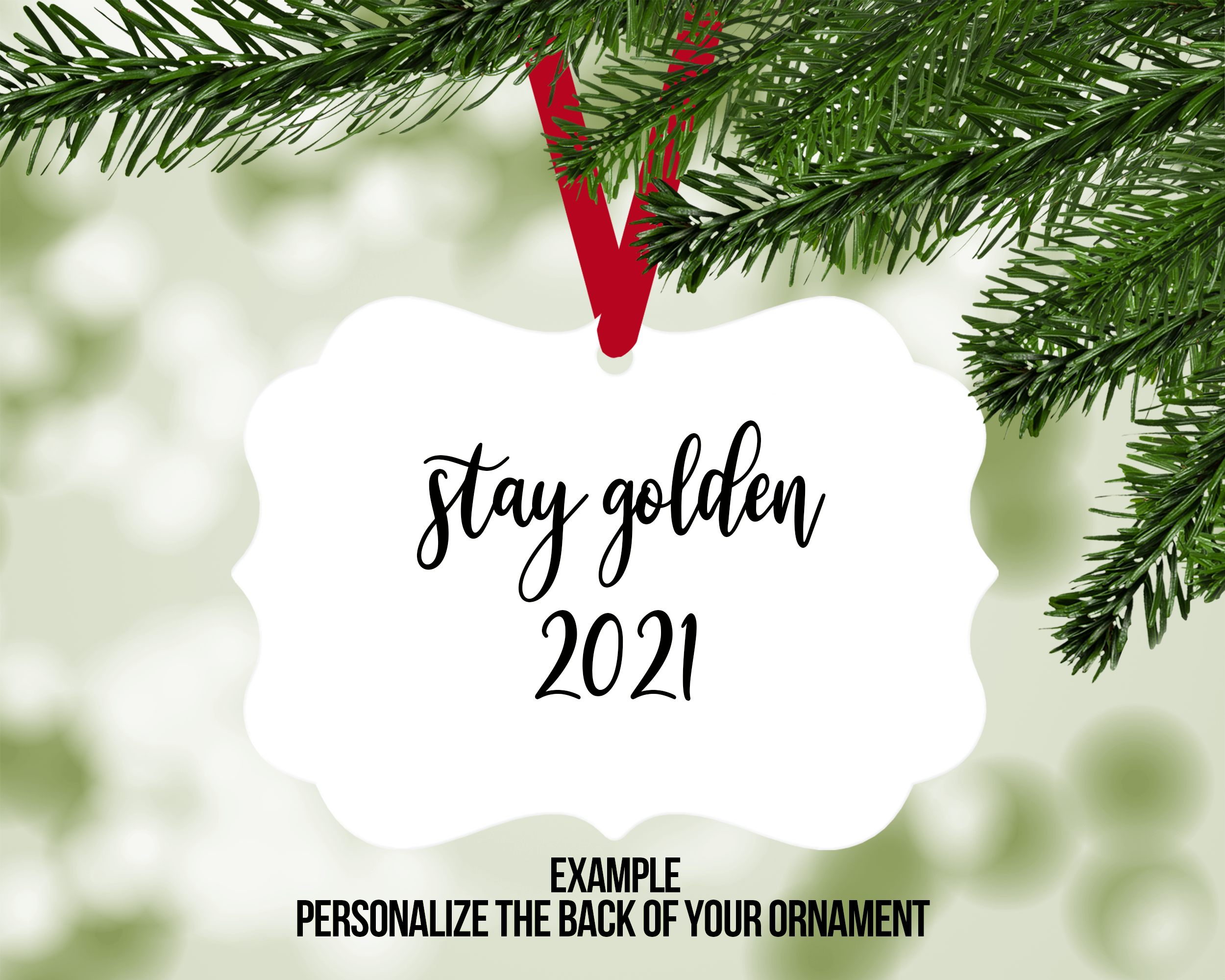 Golden Girls Christmas Ornament - Personalized Options