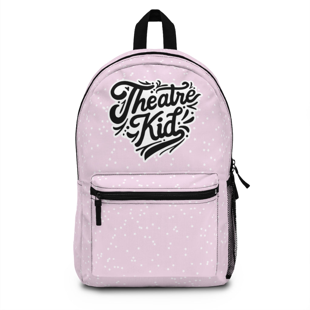 Pink Theatre Kid Backpack - Back to School Broadway Musical Theater Bag