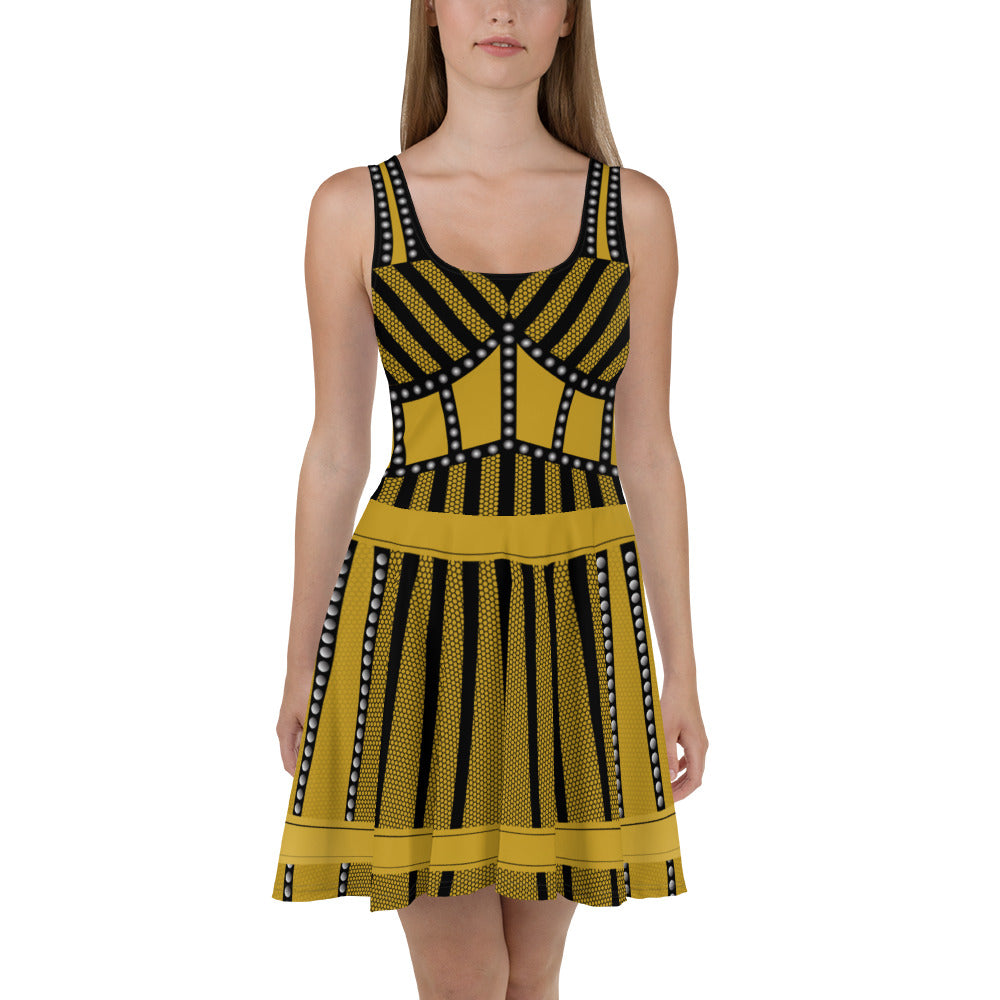 Catherine of Aragon SIX the Musical Cosplay Inspired Skater Dress
