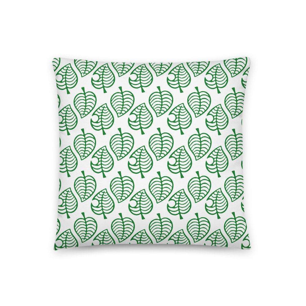 Animal Crossing Inspired Leaf Throw Pillow - Little Shop of Geeks