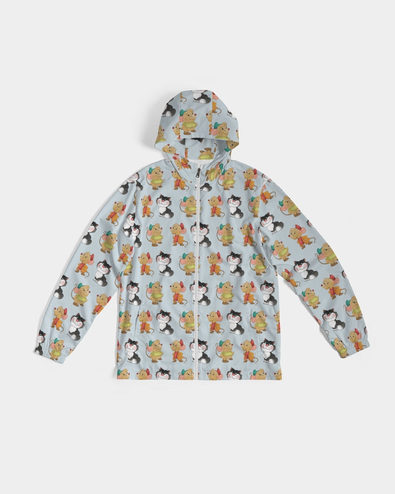 Cinderelly Cat and Mouse Unisex Windbreaker
