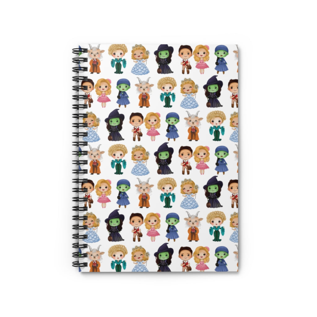 Wicked Musical Broadway Spiral Notebook Ruled Line 6x8
