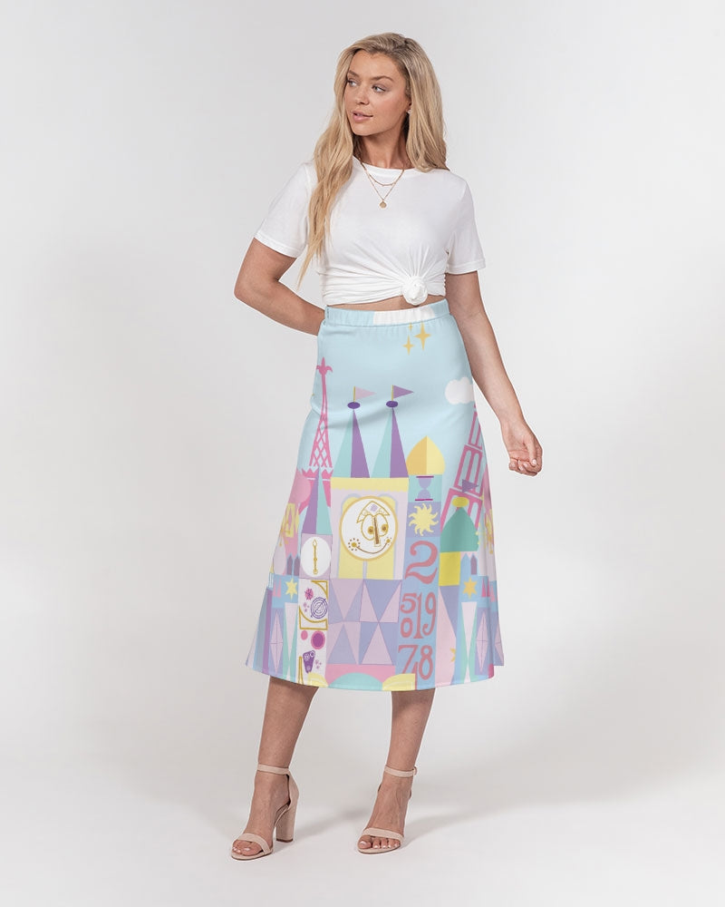 Little World, Big Park Women's A-Line Midi Skirt