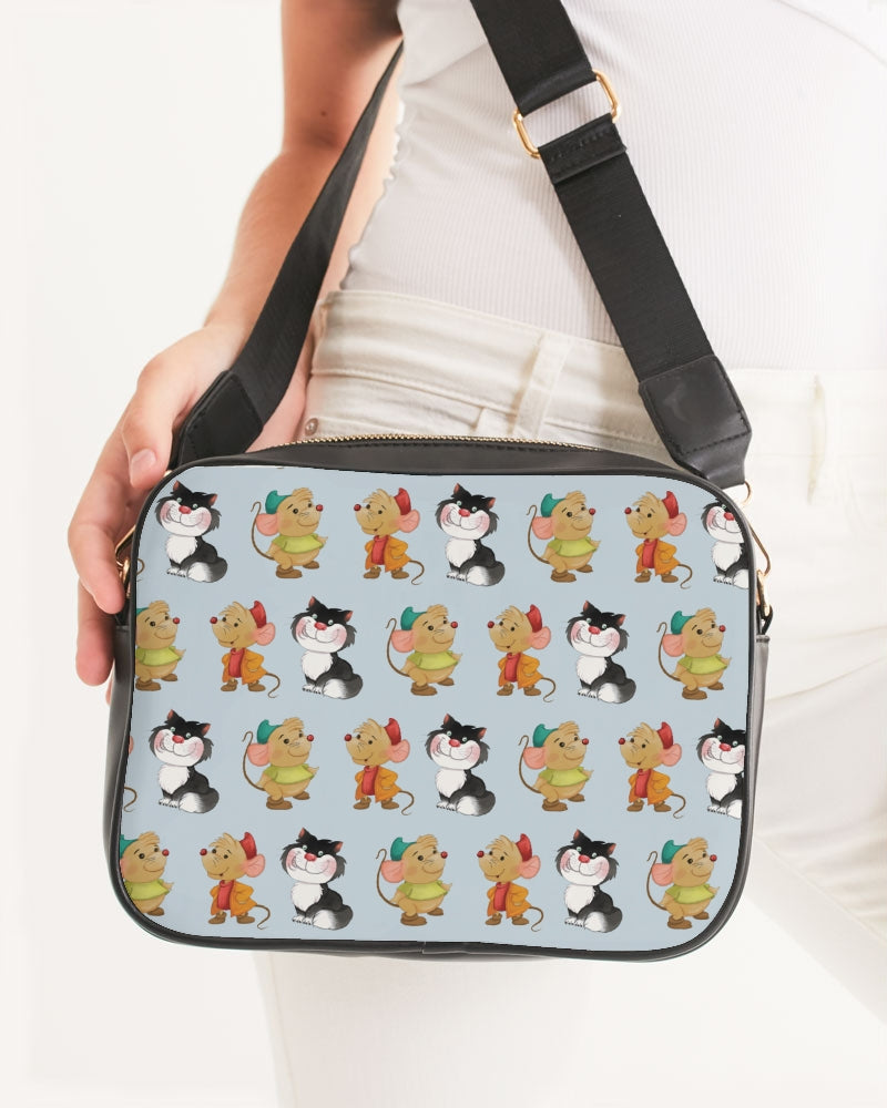 Cinderelly Cat and Mouse Crossbody Bag