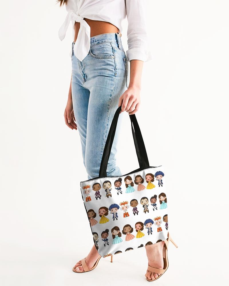 Hamilton Inspired Solid Canvas Zip Tote - Little Shop of Geeks