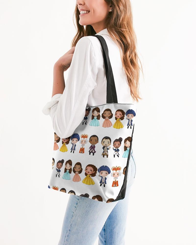 Hamilton Inspired Solid Canvas Zip Tote - Little Shop of Geeks