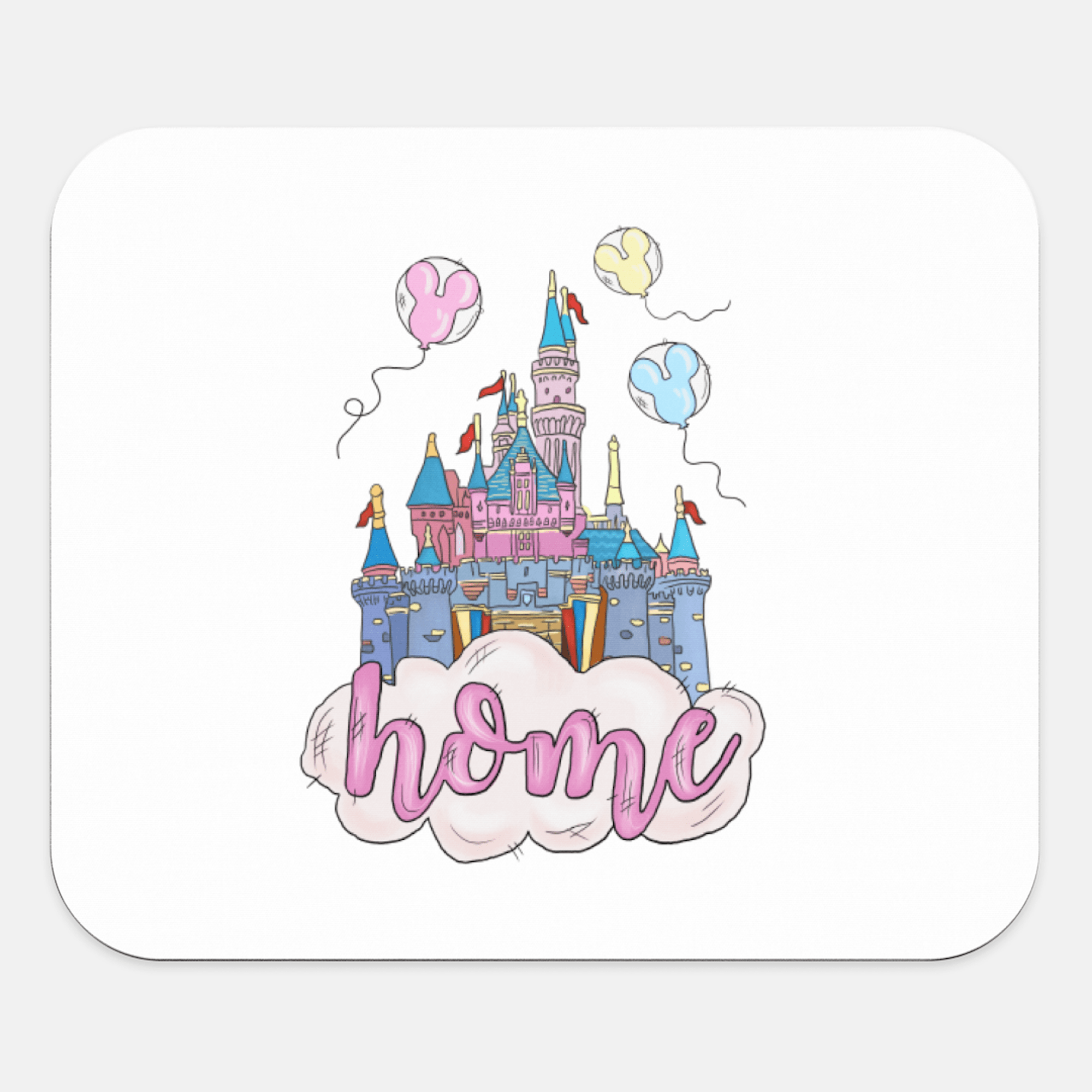 Home is Where The Castle Is Mouse Pad - Little Shop of Geeks