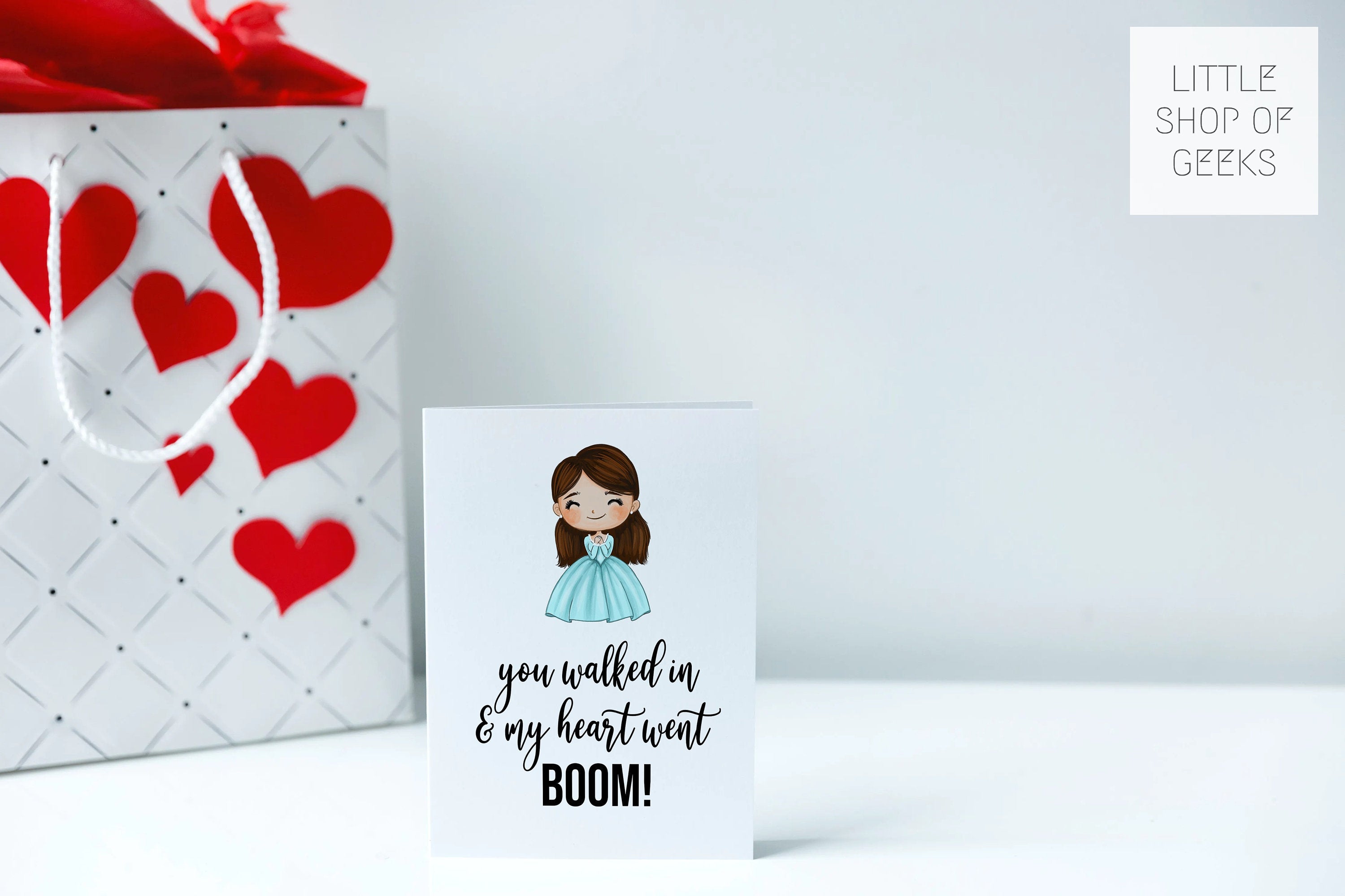 Hamilton Card - You Walked In and My Heart Went Boom - Broadway Musical NYC Greeting - Love Valentine Valentine&#39;s V-Day - Helpless Lyrics