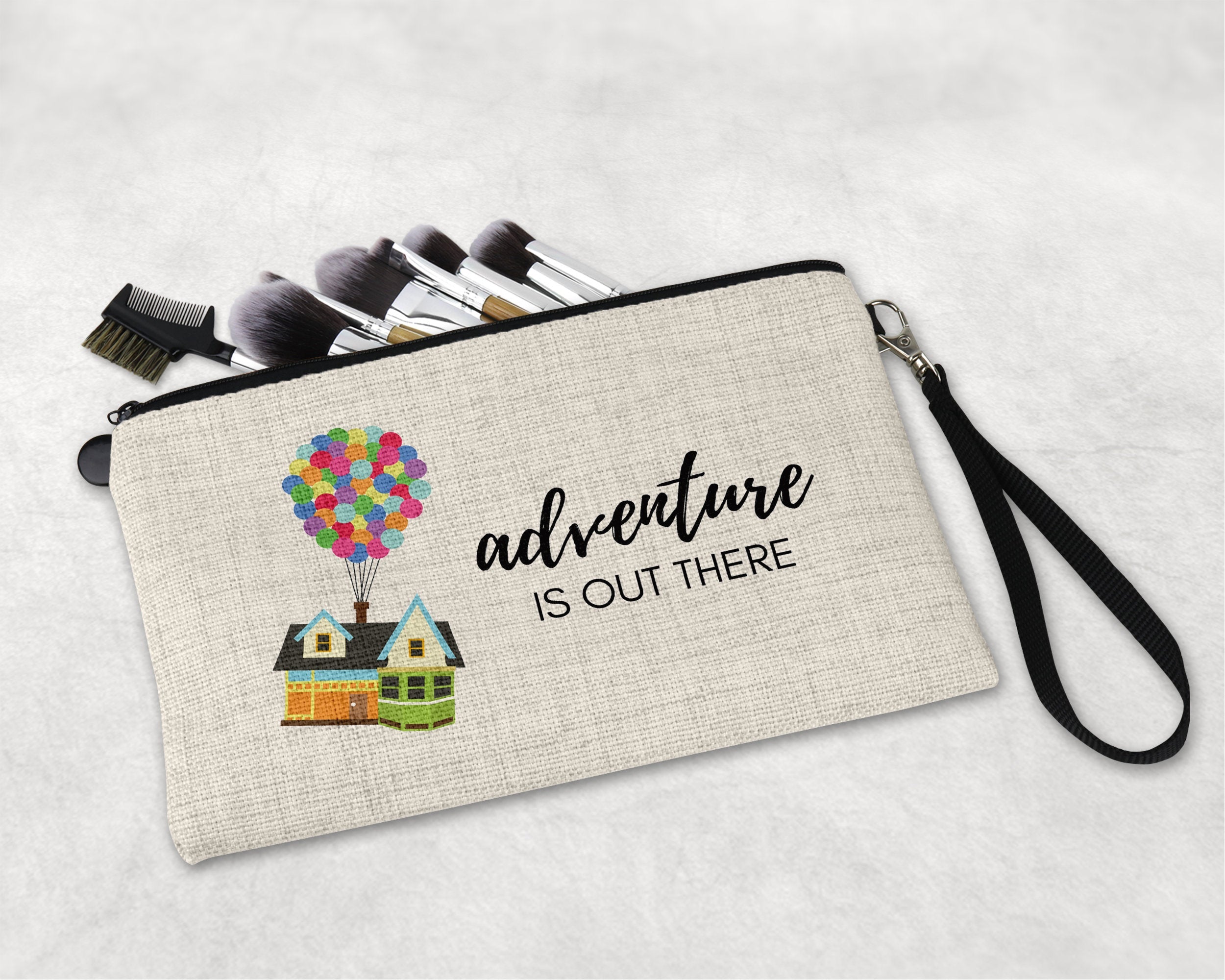 Up Zippered Pouch - Adventure Is Out There - Two Sizes