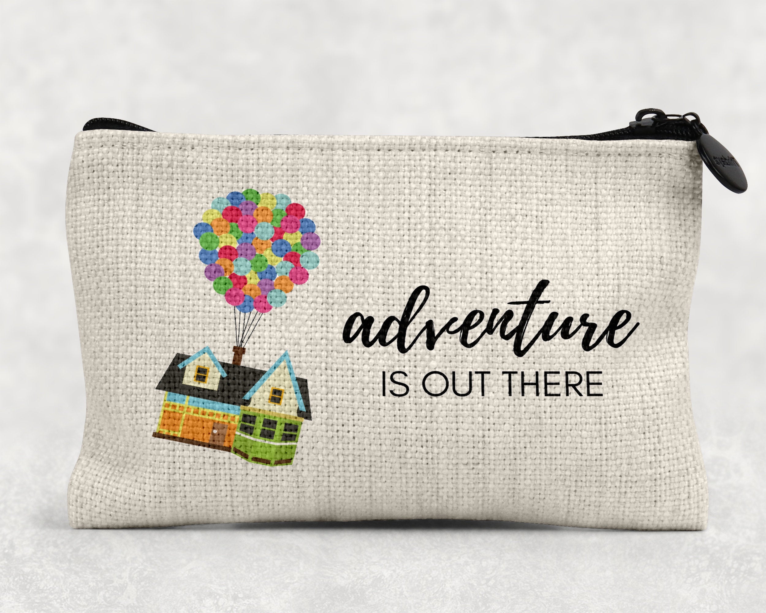 Up Zippered Pouch - Adventure Is Out There - Two Sizes