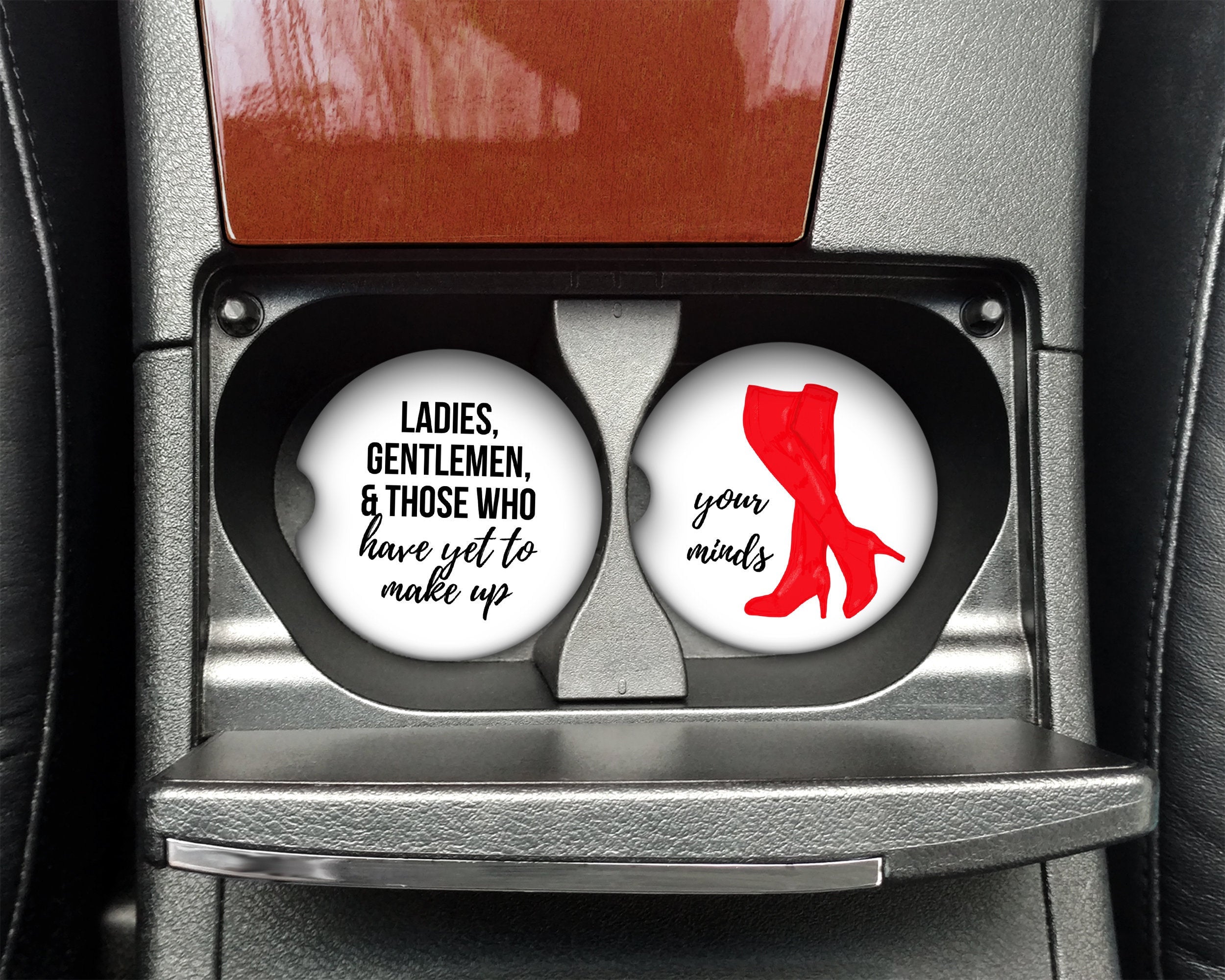 Sandstone Car Coaster Set - Kinky Boots Inspired Broadway Musical Theater Gift