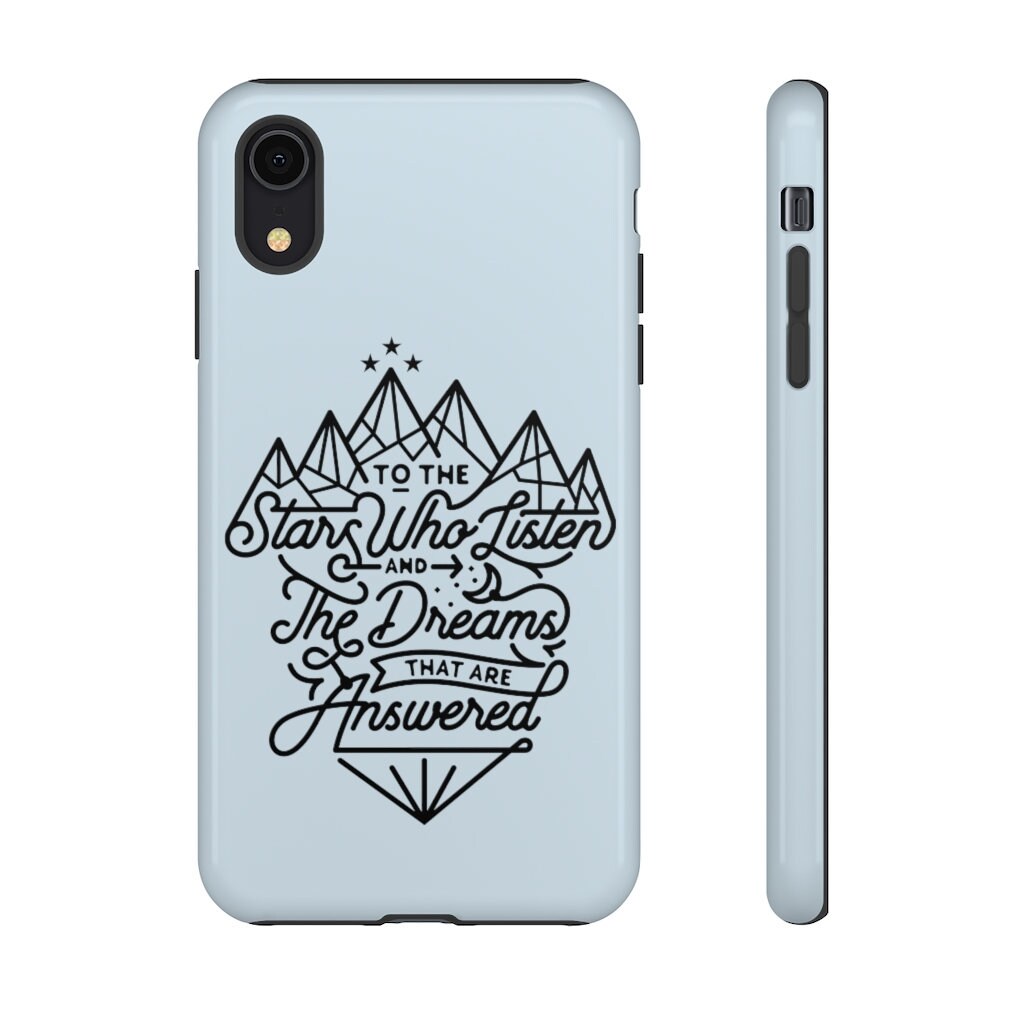 ACOTAR Tough Phone Case - A Court of Thorns and Roses Booktok - iPhone 13, 12, Pro Max, 11, Xr, Xs, 8, Samsung Galaxy 10, 20, 10e, 20+
