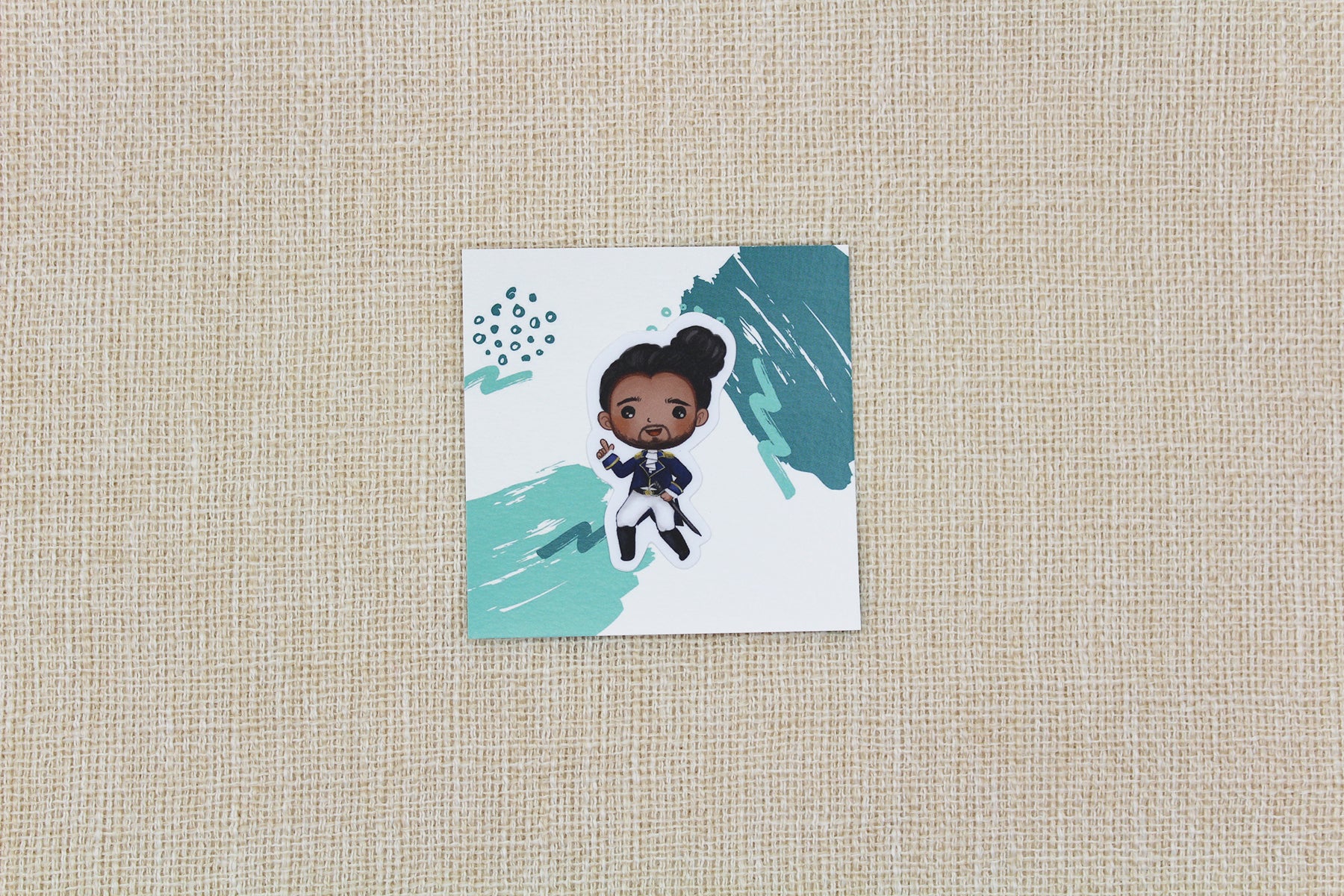 Waterproof Durable Vinyl Sticker - Marquis de Lafayette